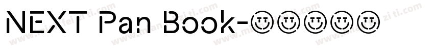 NEXT Pan Book字体转换